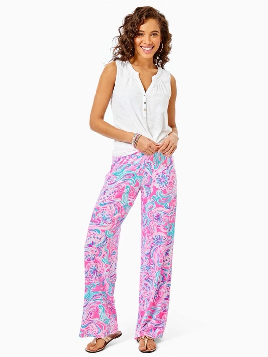 Lilly Pulitzer Pants - NWOT Lorena Breezy Palazzo Pant in Don't Be Jelly